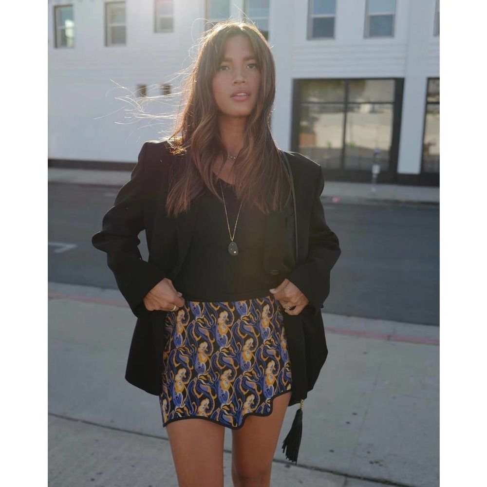 Zara Short Skirt Asymmetric New